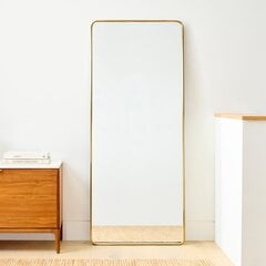 Зеркало Britta, 50 х 150 см, золото цена и информация | Зеркала | pigu.lt