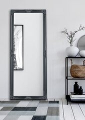 Зеркало Эльза, 70 х 170 см, черное цена и информация | Зеркала | pigu.lt