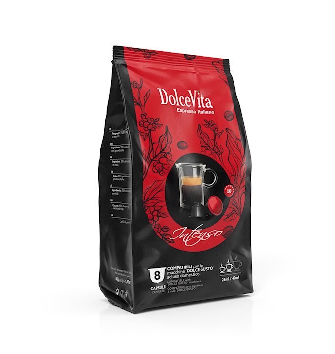 Dolce Gusto kavos kapsulės 8vnt, Intenso цена и информация | Kava, kakava | pigu.lt
