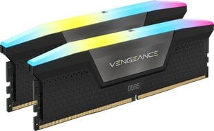 Corsair Vengeance RGB, 32GB (2x16GB), DDR5, 5600MHz kaina ir informacija | Operatyvioji atmintis (RAM) | pigu.lt