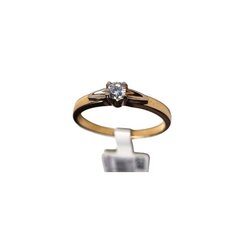 Золотое кольцо с фианитом Gemmi 05AKS000303/2 цена и информация | Кольца | pigu.lt