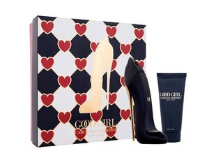 Набор Carolina Herrera Good Girl для женщин: EDP, 80 мл + лосьон для тела, 100 мл цена и информация | Женские духи | pigu.lt