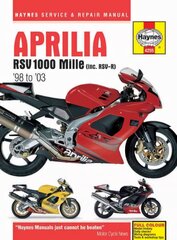 Aprilia RSV 1000 Mille (98 -03): 98-03 цена и информация | Путеводители, путешествия | pigu.lt