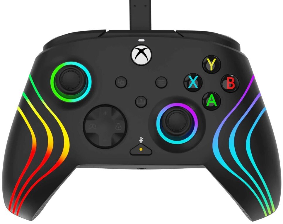 Xbox Series XS & PC Black Afterglow Wave Controller by PDP