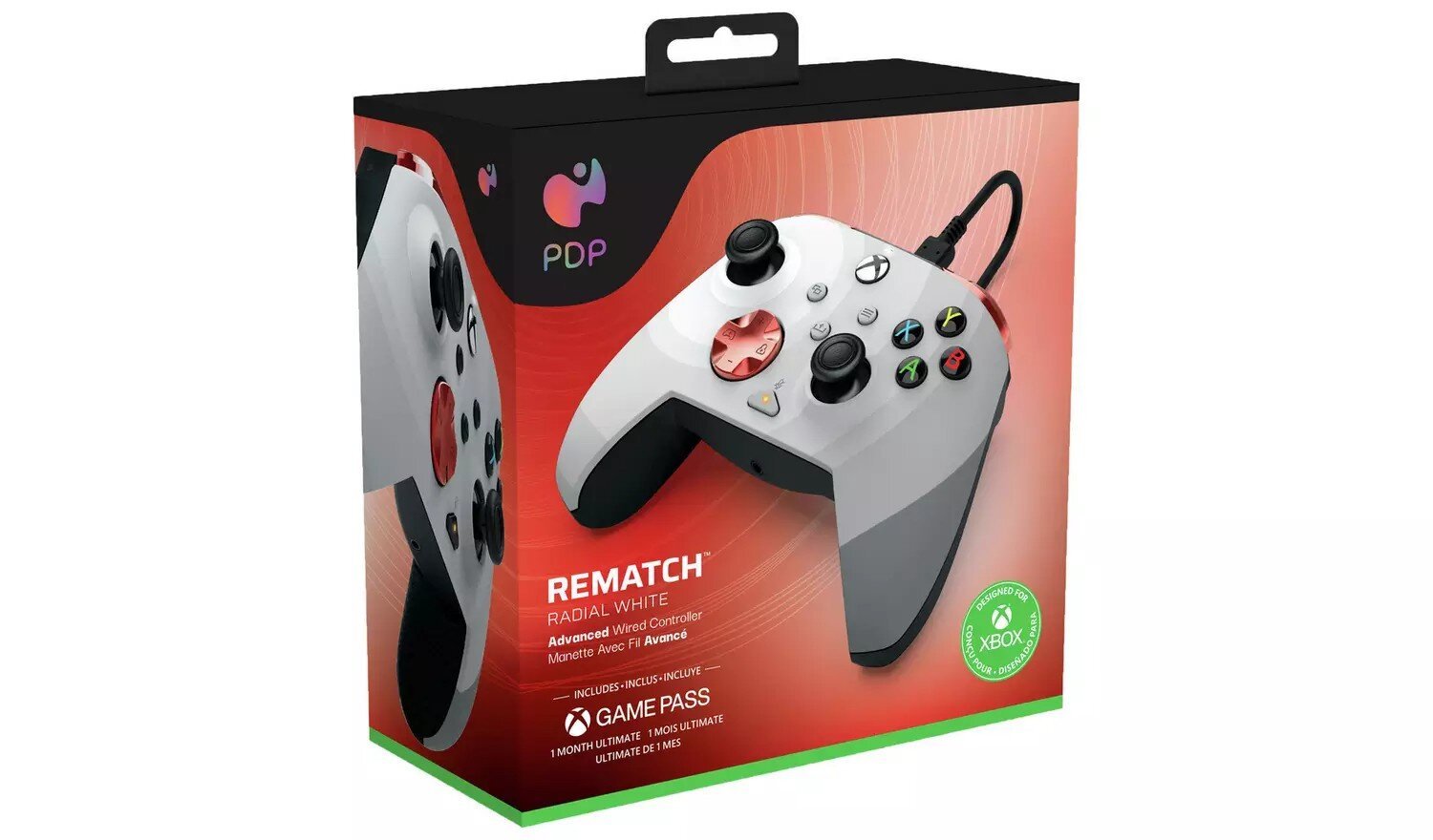 PDP, Xbox Series X|S & PC, Radial White REMATCH Controller - Gamepad цена и информация | Žaidimų pultai  | pigu.lt