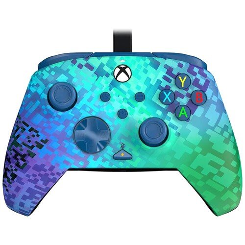 PDP, Xbox Series X|S & PC, Glitch Green REMATCH Advanced Wired Controller - Gamepad цена и информация | Žaidimų pultai  | pigu.lt