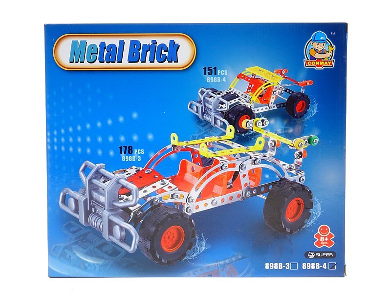 Metalinis konstruktorius Metal Brick, 151 vnt., 8+ kaina | pigu.lt