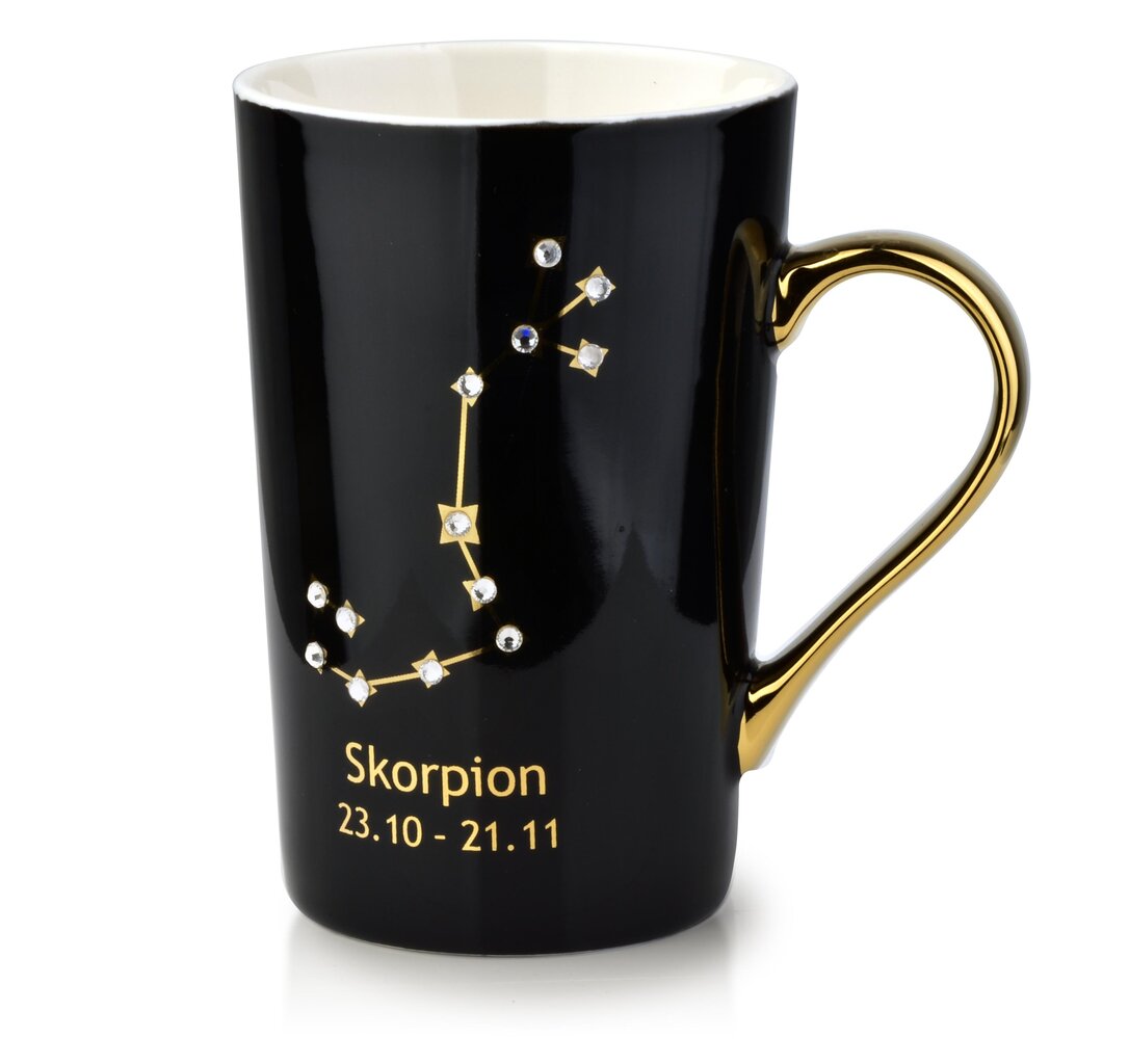 Puodelis su skorpiono zodiako ženklu, 430ml kaina ir informacija | Taurės, puodeliai, ąsočiai | pigu.lt