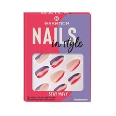 Dirbtiniai nagai Essence Nails In Style Stay wavy kaina ir informacija | Manikiūro, pedikiūro priemonės | pigu.lt