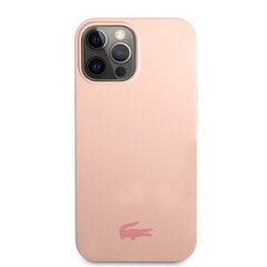 Lacoste Liquid Silicone Glossy Printing Logo Case for iPhone 13 Pro Pink цена и информация | Чехлы для телефонов | pigu.lt