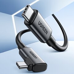 Ugreen US551, USB Type C - USB Type C для зарядки 60 Вт / передача данных с поддержкой очков виртуальной реальности (например, Oculus Quest 2) 5 м черный цена и информация | Кабели для телефонов | pigu.lt