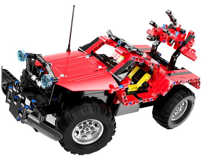 Nuotoliniu būdu valdomas konstruktorius CaDA Jeep, 531 detalių kaina ir informacija | Žaislai berniukams | pigu.lt