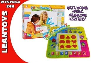 Vandens pagrindo piešimo kilimėlis Lean Toys kaina ir informacija | Lavinamieji žaislai | pigu.lt