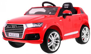 VIenvietis vaikiškas elektromobilis Audi Q7, raudonas kaina ir informacija | Elektromobiliai vaikams | pigu.lt