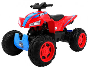 Keturratis Quad Sport Run 4x4, raudonas kaina ir informacija | Elektromobiliai vaikams | pigu.lt