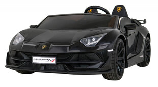 Dvivietis elektromobilis Lamborghini SVJ DRIFT, juodas kaina ir informacija | Elektromobiliai vaikams | pigu.lt