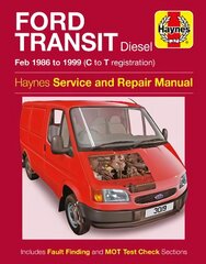 Ford Transit Diesel (86 - 99) C to T: 86-99 New edition kaina ir informacija | Kelionių vadovai, aprašymai | pigu.lt