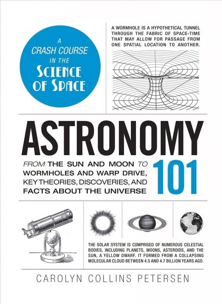Astronomy 101: From the Sun and Moon to Wormholes and Warp Drive, Key Theories, Discoveries, and Facts about the Universe kaina ir informacija | Knygos apie sveiką gyvenseną ir mitybą | pigu.lt