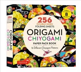 Origami Chiyogami Paper Pack Book: 256 Double-Sided Folding Sheets (Includes Instructions for 8 Models) цена и информация | Книги об искусстве | pigu.lt
