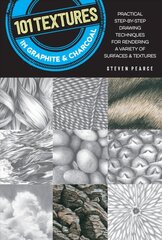 101 Textures in Graphite & Charcoal: Practical step-by-step drawing techniques for rendering a variety of surfaces & textures Second Edition, New Edition with new cover & price, new format kaina ir informacija | Knygos apie meną | pigu.lt