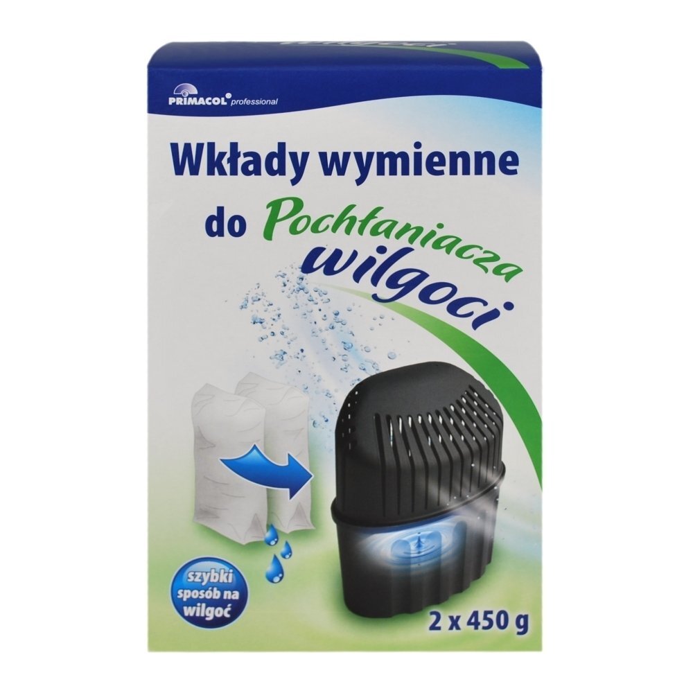 Drėgmės sugėriklio Primacol Professional Wilgoci papildymas, 2x450g цена и информация | Oro sausintuvai, drėgmės surinkėjai | pigu.lt