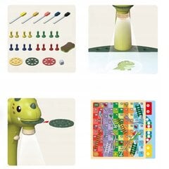 Проектор для рисования со столиком «Зеленый динозавр-трицераптор» + настольные игры цена и информация | Развивающие игрушки | pigu.lt
