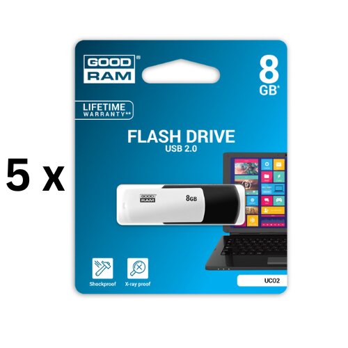 Goodram UCO2 8GB USB 2.0 цена и информация | USB laikmenos | pigu.lt