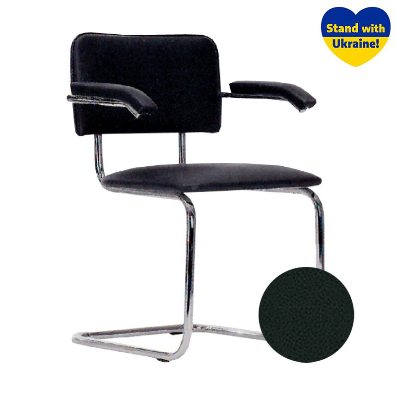 Lankytojų kėdė Nowy Styl Sylwia Arm, juoda kaina ir informacija | Biuro kėdės | pigu.lt