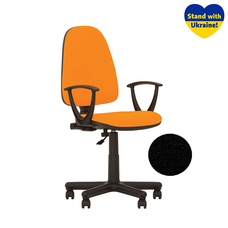 Biuro kėdė Nowy Styl Prestige GTP, su porankiais, juoda kaina ir informacija | Biuro kėdės | pigu.lt