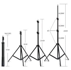 Stand double SHOX-003 kaina ir informacija | Fotografijos apšvietimo įranga | pigu.lt