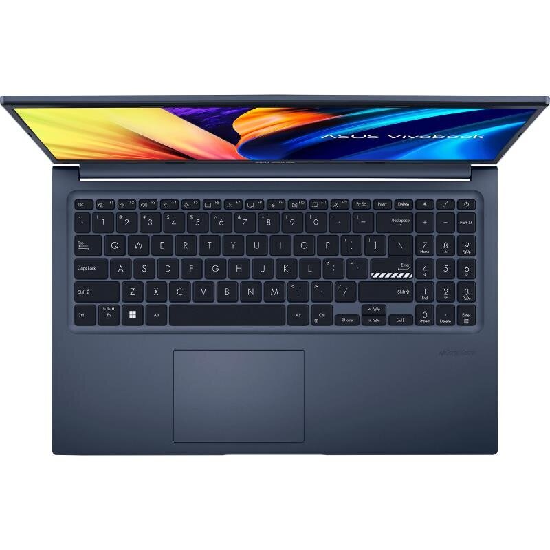 Asus VivoBook Series X1503ZA-MA238W i5-12500H|2500 MHz|15.6&quot;|2880x1620|RAM 8GB|DDR4|SSD 512GB|Intel Iris Xe Graphics|Integrated|ENG|Windows 11 Home|Blue|1.7 kg|90NB0WY1-M00D40 kaina ir informacija | Nešiojami kompiuteriai | pigu.lt