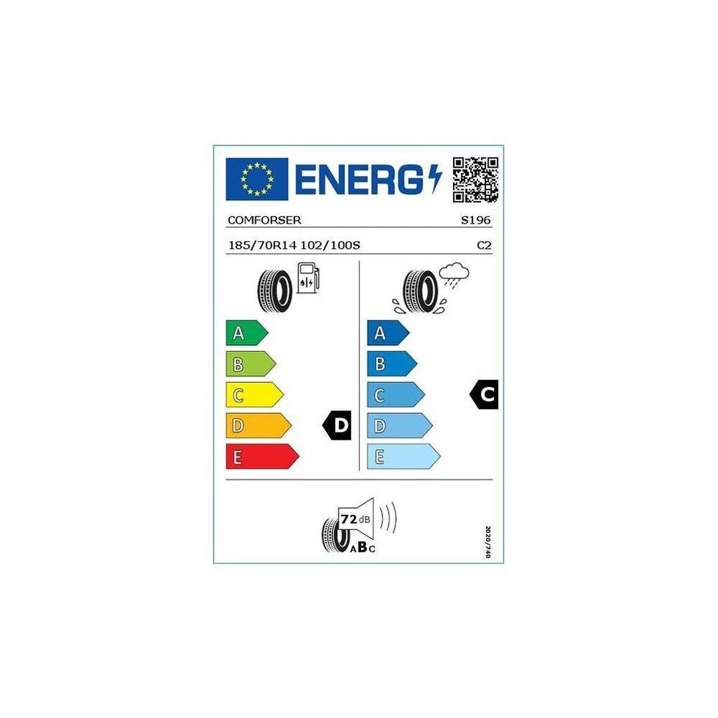 Furgono padanga Comforser CF350 185/70R14C kaina ir informacija | Vasarinės padangos | pigu.lt
