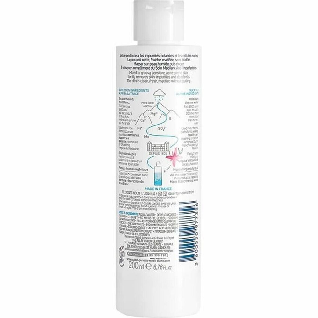 Veido prausiklis Facial Cleansing Gel Saint-Gervais Mont Blanc, 200 ml kaina ir informacija | Veido prausikliai, valikliai | pigu.lt