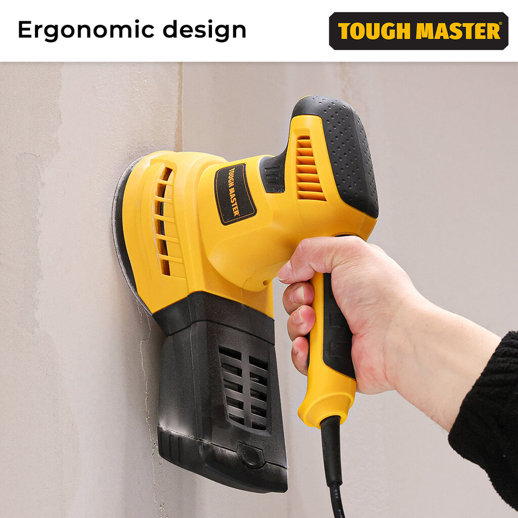 Ekscentrinis šlifuoklis, 125 mm, 430W UK BRAND TOUGH MASTER TM-OS125E kaina ir informacija | Šlifuokliai | pigu.lt