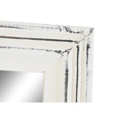 Настенное зеркало DKD Home Decor 120 x 2,5 x 120 cm Стеклянный Натуральный Белый Индиец Деревянный MDF Маринованный цена и информация | Зеркала | pigu.lt