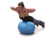 Gimnastikos kamuolys su pompa 70cm, sidabrinė kaina ir informacija | Gimnastikos kamuoliai | pigu.lt