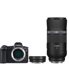 Canon EOS R + RF 600mm f/11 IS STM + Mount Adapter EF-EOS R kaina ir informacija | Skaitmeniniai fotoaparatai | pigu.lt