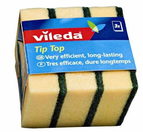 VILEDA kempinėlės "TIP TOP", 3 vnt цена и информация | Valymo reikmenys ir priedai | pigu.lt