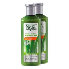 Maitinamasis Šampūnas Sensitive Naturvital, 2 x 300 ml kaina ir informacija | Šampūnai | pigu.lt