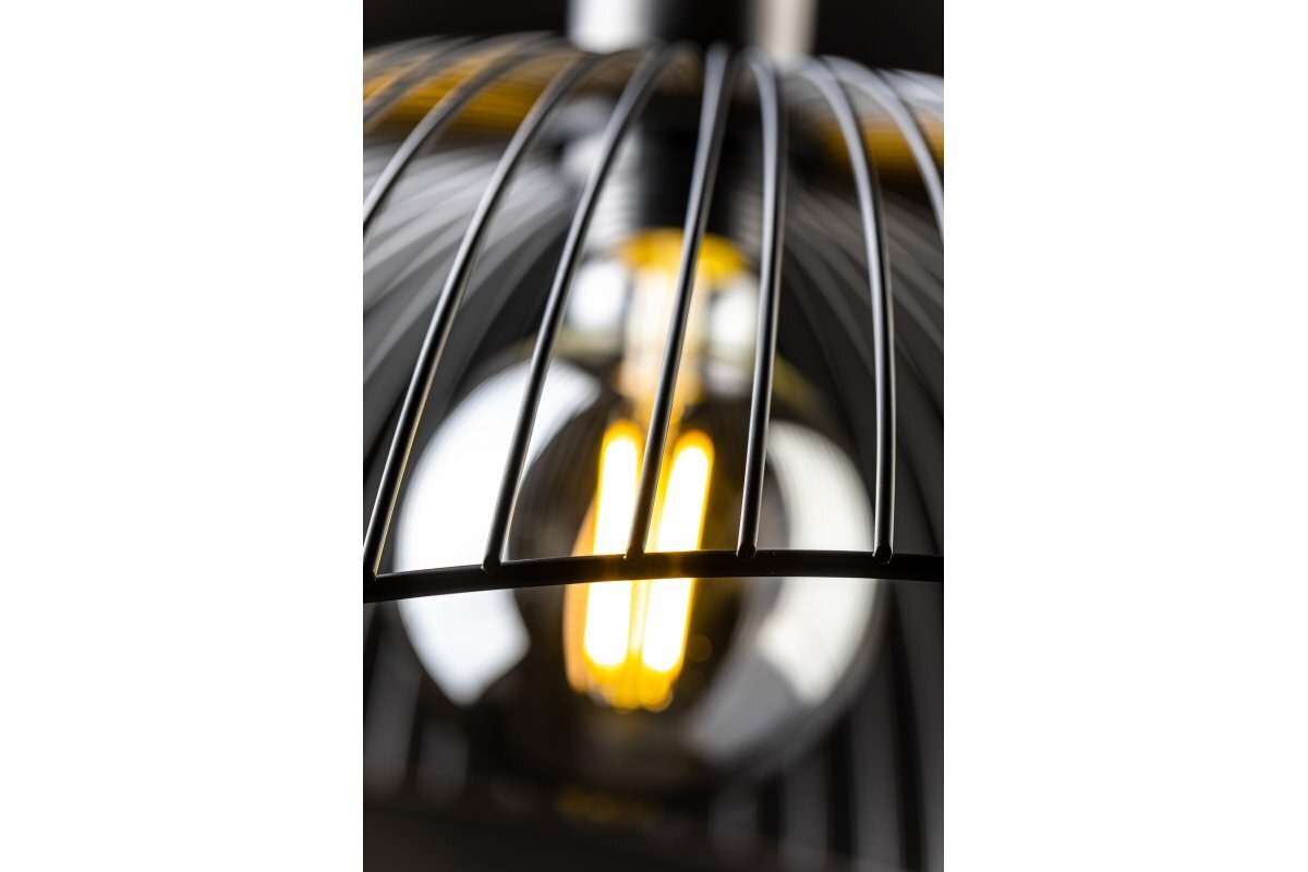 Pakabinamas šviestuvas Reto 2, 48 cm, juodas 4151 цена и информация | Pakabinami šviestuvai | pigu.lt