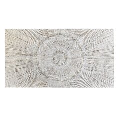 Galvūgalio lenta DKD Home Decor Balta Medžio MDF (180 x 3,5 x 100 cm) kaina ir informacija | Lovos | pigu.lt