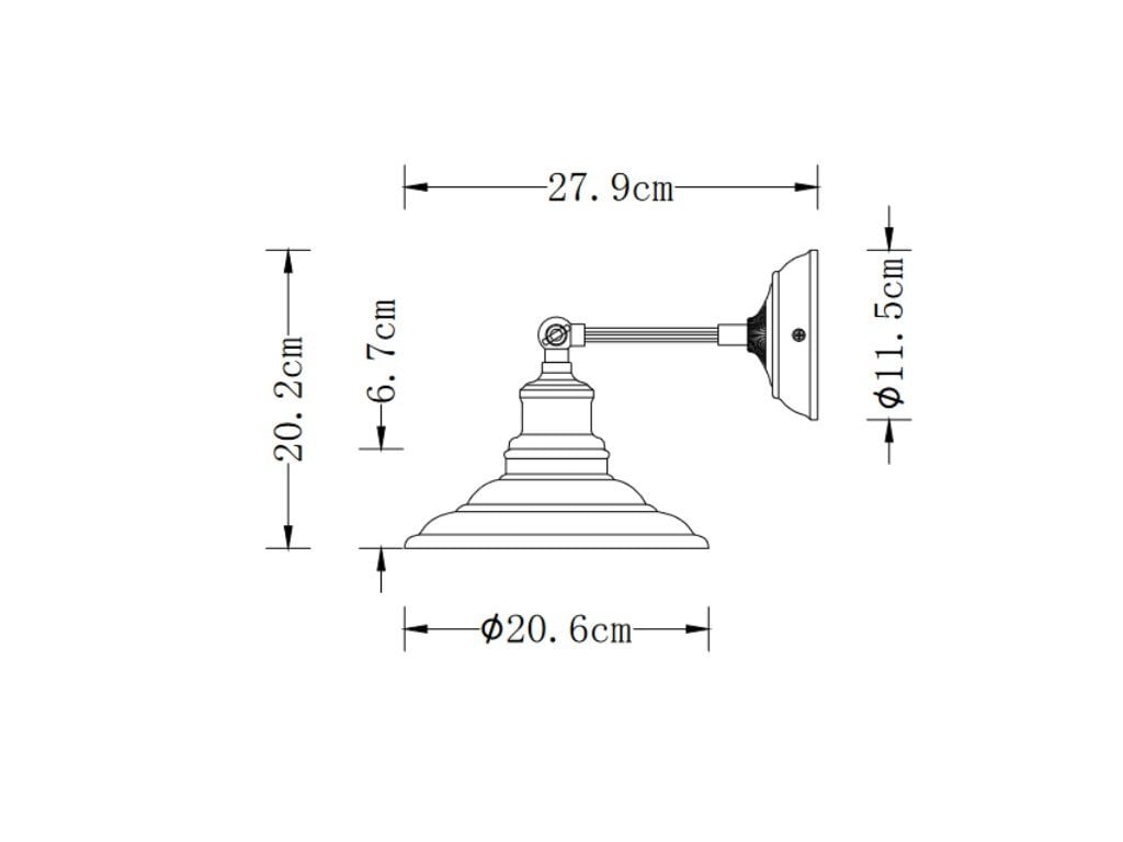 Sieninis šviestuvas LORET, 20.6 cm, white 7871 цена и информация | Sieniniai šviestuvai | pigu.lt