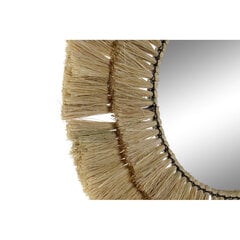 Настенное зеркало DKD Home Decor 70 x 8 x 70 cm Натуральный 70 x 70 x 70 cm Натуральное волокно Bali цена и информация | Зеркала | pigu.lt