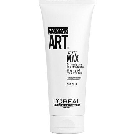 Itin stiprios fiksacijos plaukų želė L'Oreal Professionnel Tecni Art Fix Max 200 ml цена и информация | Plaukų formavimo priemonės | pigu.lt