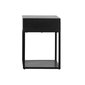 Naktinis staliukas DKD Home Decor, juodas/rudas kaina ir informacija | Spintelės prie lovos | pigu.lt