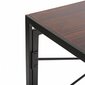 Sulankstomas rašomasis stalas Versa, Metalas/Medis, (45 x 74 x 90 cm), ruda kaina ir informacija | Kompiuteriniai, rašomieji stalai | pigu.lt