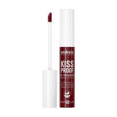 Губная помада Andreia Kiss Proof Nº 1 8 ml Burgundy цена и информация | Помады, бальзамы, блеск для губ | pigu.lt