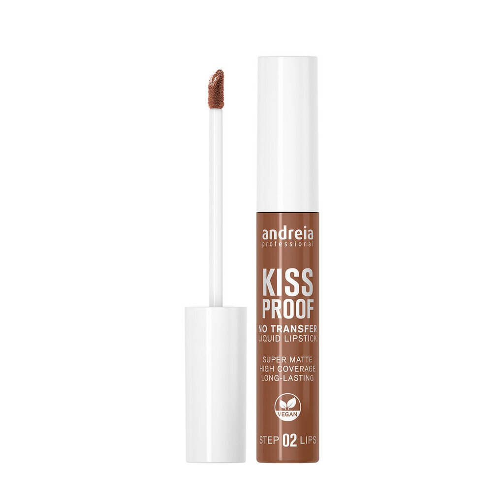Lūpų dažai Lipstick Andreia Kiss Proof Nº 6 Light Chocolate, 8 ml kaina ir informacija | Lūpų dažai, blizgiai, balzamai, vazelinai | pigu.lt