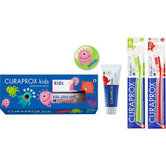Rinkinys Curaprox Kids, 3 vnt. цена и информация | Зубные щетки, пасты | pigu.lt