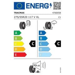 Visureigio padanga Tracmax X-SPORT F110 275/55VR20 kaina ir informacija | Vasarinės padangos | pigu.lt